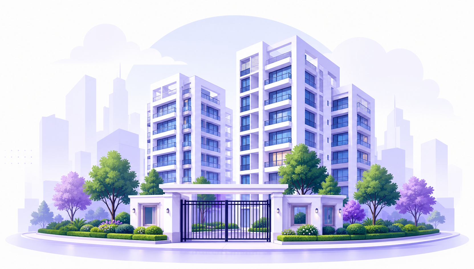 Society building illustration