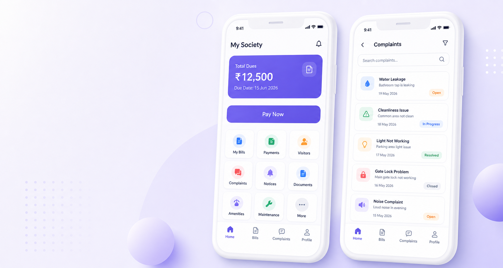 Society app preview